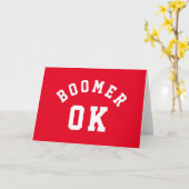 OK Boomer Karte (Gelbe Blume)