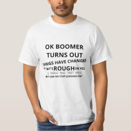 OK Boomer Meme Gedicht T Shirt