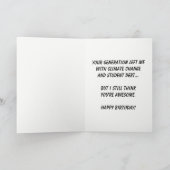 OK Boomer Old Man Birthday Card Karte (Innenseite)