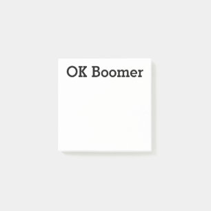 OK Boomer Post-it Klebezettel