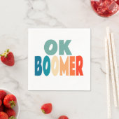 Ok Boomer Serviette (Beispiel)
