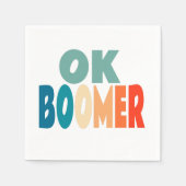 Ok Boomer Serviette (Vorderseite)