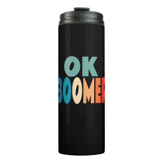 Ok Boomer Thermosbecher (Vorderseite)