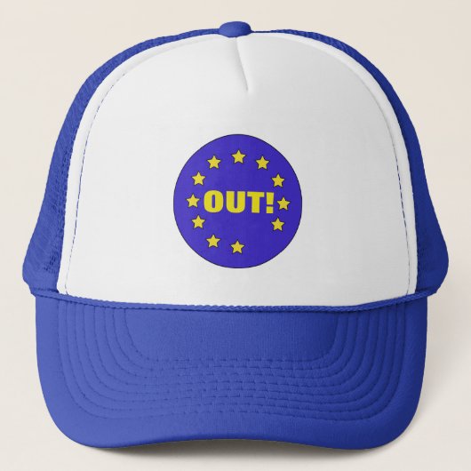 "Ok!" Brexit Baseball Cap Truckerkappe (Vorderseite)