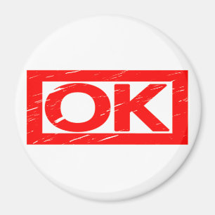 OK-Briefmarke Magnet