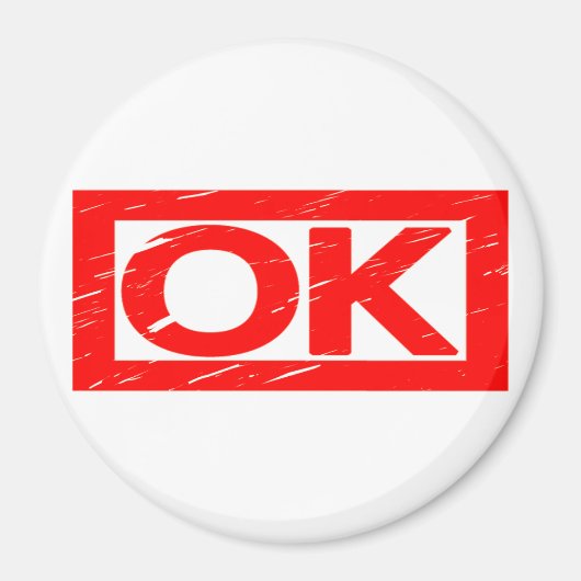OK-Briefmarke Magnet (Vorne)