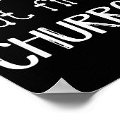 Ok But First Churros Sarcastic Quote Funny Churro  Poster (Ecke)