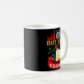 Ok But First Eggnog Funny Christmas Eggnog Lover Kaffeetasse (VorderseiteRechts)