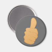ok Daumen hoch thumb up Magnet (Vorderseite/Rückseite)