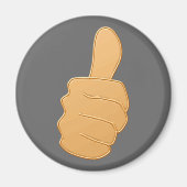 ok Daumen hoch thumb up Magnet (Vorne)