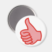 OK Daumen hoch thumbs up Magnet (Vorderseite/Rückseite)