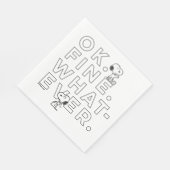 "Ok. Fine. Whatever." - Snoopy Serviette (Ecke)