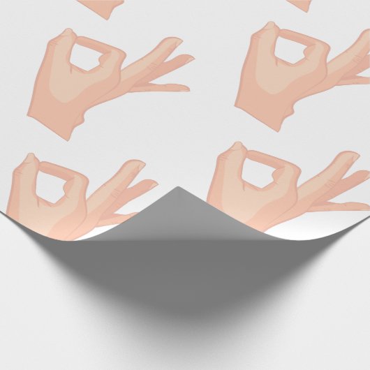 Ok Fingers Geschenkpapier (Ecke)