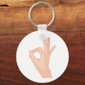 OK Fingers Schlüsselanhänger (Vorderseite)