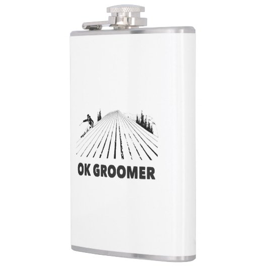 Ok Groomer Skiing Flachmann (Links)