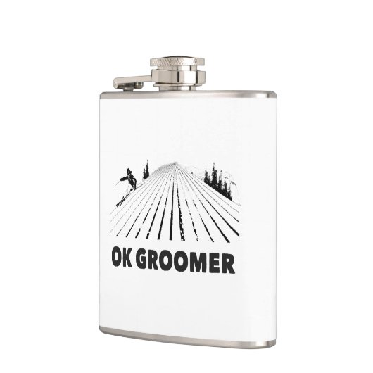 Ok Groomer Skiing Flachmann (Links)