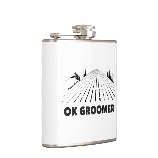 Ok Groomer Skiing Flachmann (Rechts)