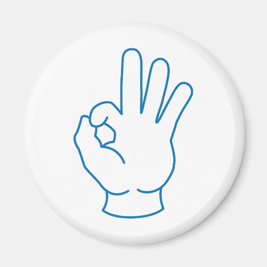 Ok Hand Magnet (Vorne)