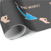 Ok Hand Prank Meme Comedian Circle Game Geschenkpapier (Rolleneckpunkt)