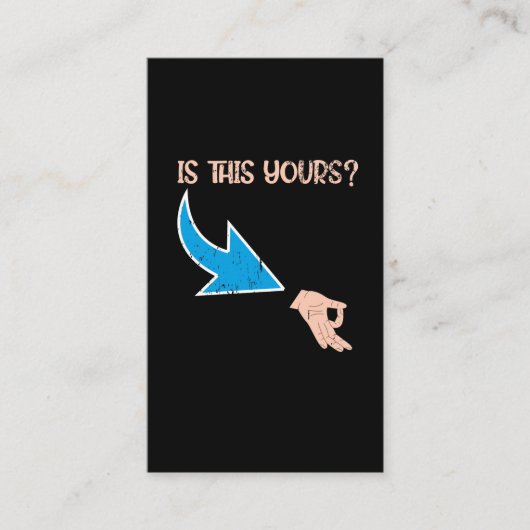 Ok Hand Prank Meme Comedian Circle Game Visitenkarte (Vorderseite)