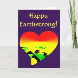 Ok! Happy Earthstrong Dankeskarte