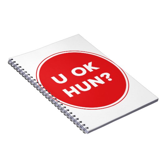 Ok Hun? Großes Geschenk Notizblock (Rechte Seite)