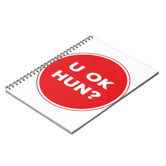 Ok Hun? Großes Geschenk Notizblock (Linke Seite)