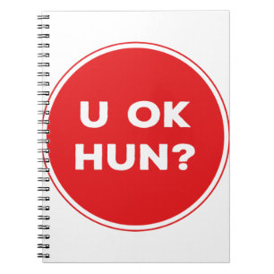 Ok Hun? Großes Geschenk Notizblock