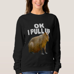 Ok I holt Capybara Funny Capybara Lover Sweatshirt