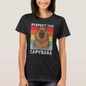 Ok I Pull up Capybara Rodent Niedlich Capibara Dan T-Shirt (Vorderseite)