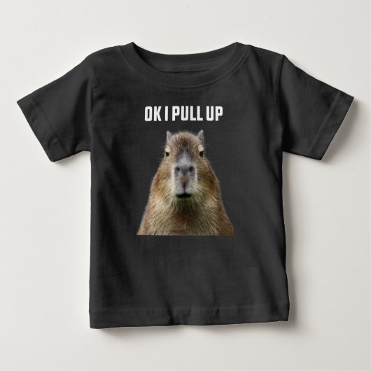 Ok I Pull Up Capybara T-Shirt (Vorderseite)
