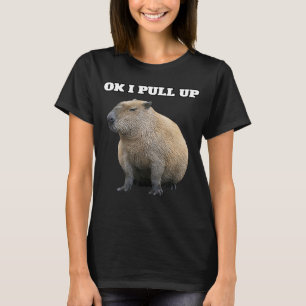 OK I zieht Capybara hoch T-Shirt