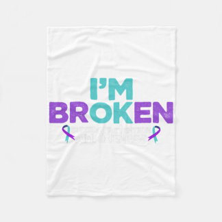 Ok, ich bin ein gebrochenes Bewusstsein für Suizid Fleecedecke