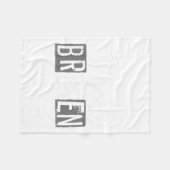 Ok, ich bin gebrochen Unsichtbare Krankheit, ich b Fleecedecke (Vorderseite (Horizontal))