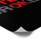 OK, ich bin gebrochene unsichtbare Krankheit Männe Poster (Ecke)