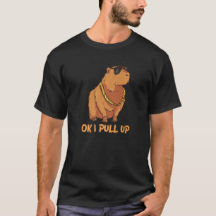 Ok, ich ziehe Capybara Brille durch Meme hoch T-Shirt