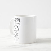 Ok, manchmal wird Tacos psychische Gesundheit Kaffeetasse (Vorderseite Links)