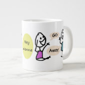 OK-Neustart & Go Away Jumbo-Tasse von RoseWrits (Vorderseite Rechts)