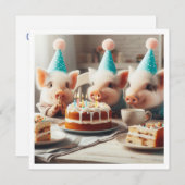 Ok! Ok! Alle Party einladen Einladung (Vorne/Hinten)