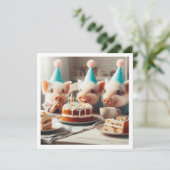 Ok! Ok! Alle Party einladen Einladung (Stehend Vorderseite)