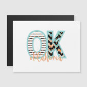 OK Oklahoma Classic Magnetkarte (Vorne/Hinten)
