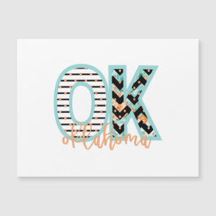 OK Oklahoma Classic Magnetkarte