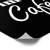 Ok Pero Primero Café Funny Kaffee Lover Spanisch Poster (Ecke)