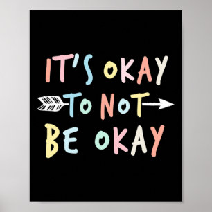 Ok Psychische Gesundheit Selbstmordbewusstsein Poster