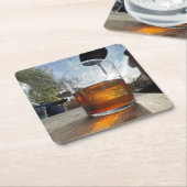 ok rechteckiger pappuntersetzer (angewinkelt)