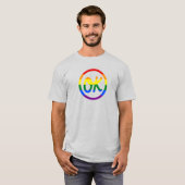 "OK to Be Gay" Regenbogen-T - Shirt (Vorne ganz)