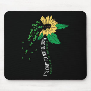 Ok, um nicht Ok Psychische Gesundheit Bewusstsein Mousepad