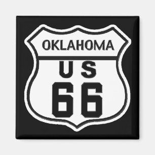 OK US ROUTE 66 MAGNET