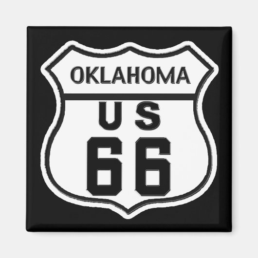 OK US ROUTE 66 MAGNET (Vorne)