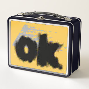 Ok Vibes - einfach & fett Metall Brotdose